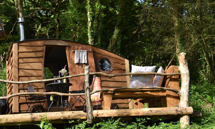 Cosy Cabin and deck